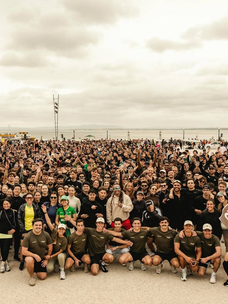 corridori nel club di corsa Limitless Club