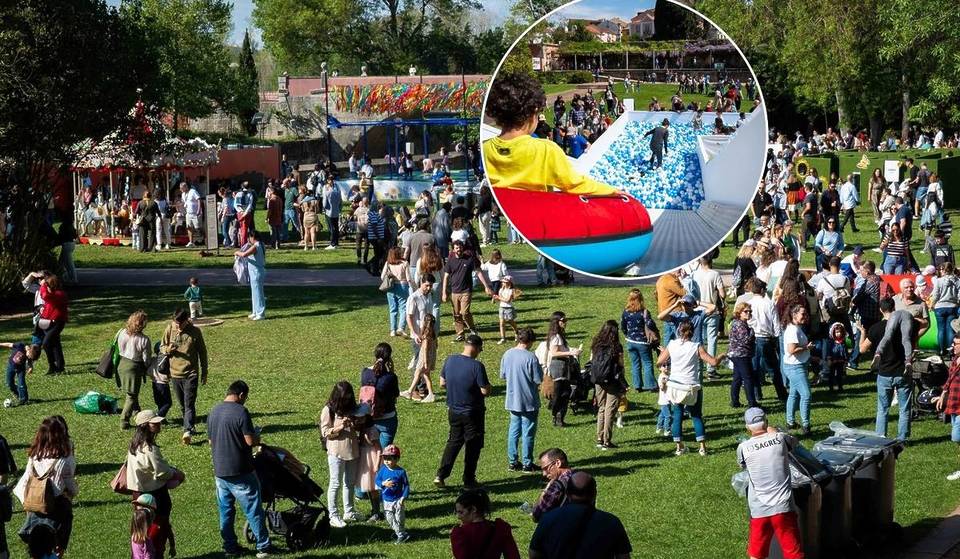 Os jardins deste palácio recebem uma grande festa de primavera gratuita: com caça aos ovos, póneis e um salão de chá escondido numa cascata