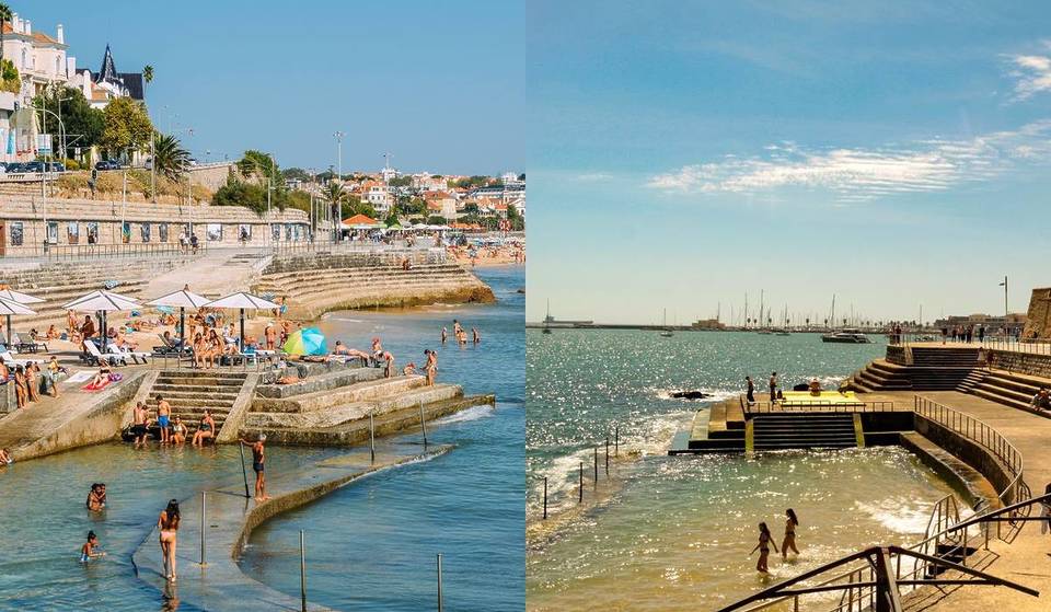 A 30 minutos de Lisboa hay una piscina oceánica de 50 metros de largo y con entrada totalmente gratuita