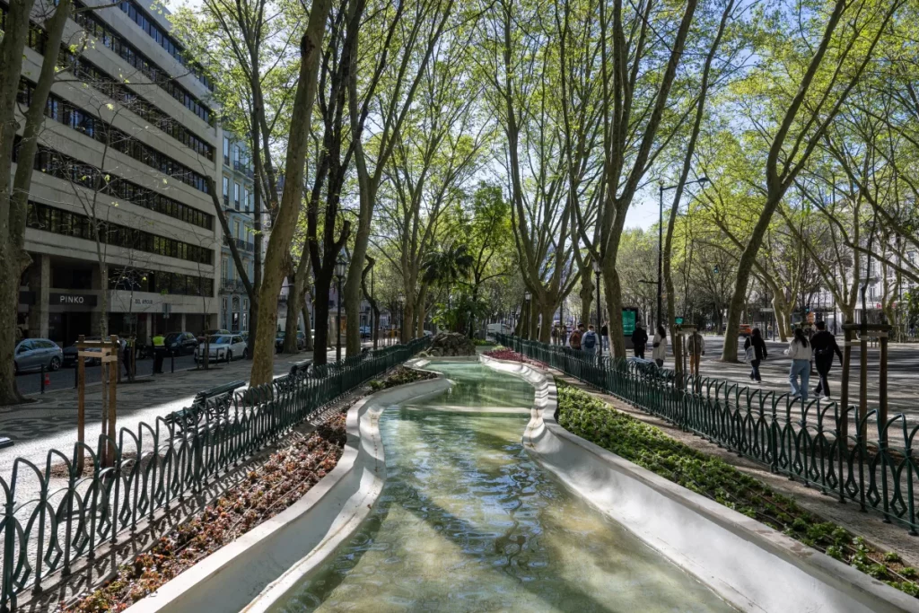Lago Tejo, na Avenida da Liberdade 