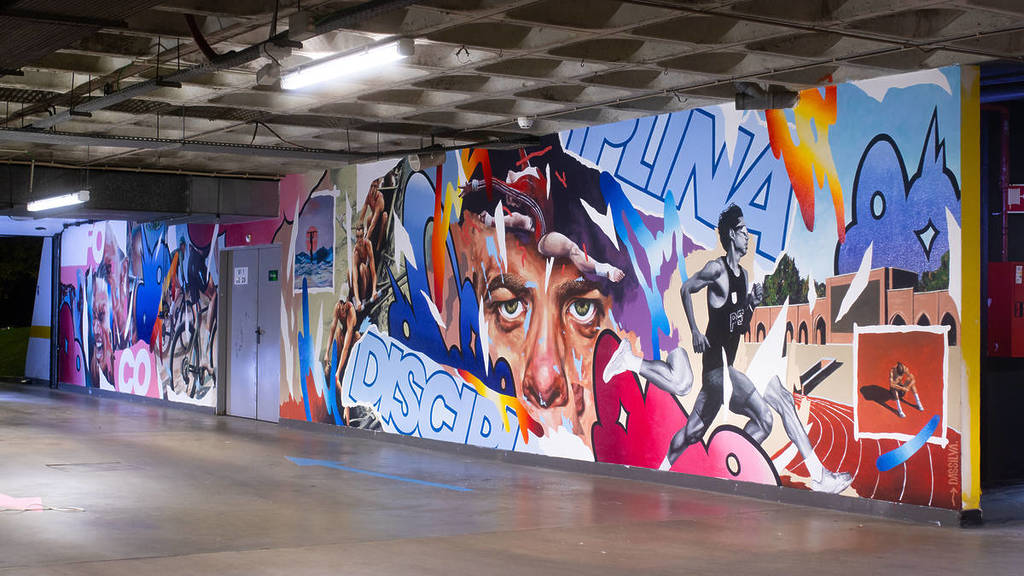mural di 20 metri al Taguspark