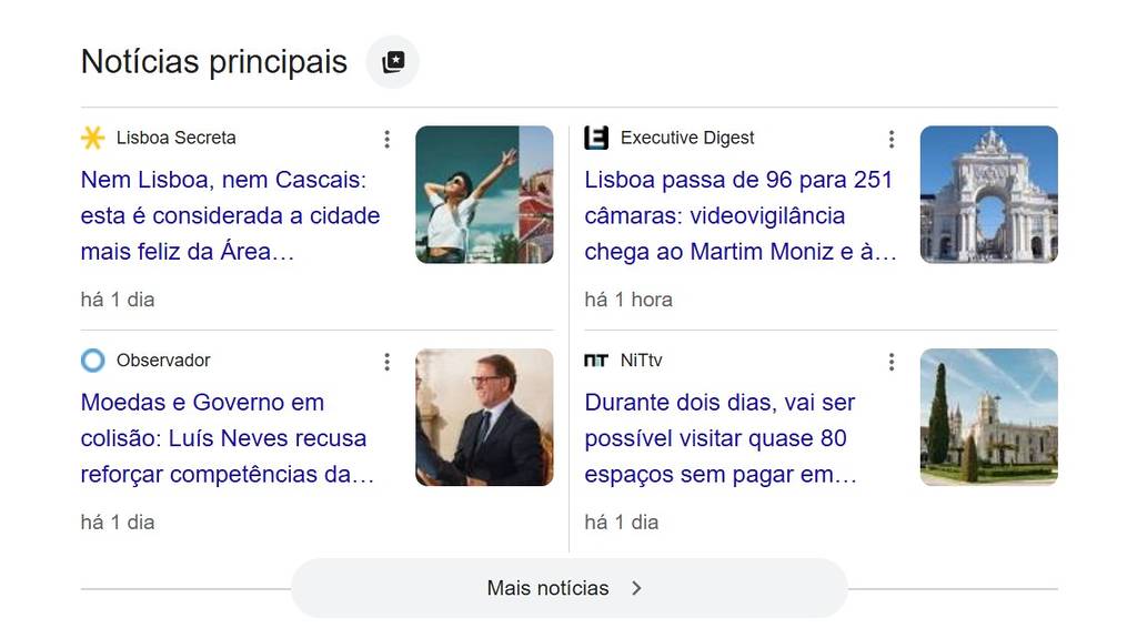 Escolhe a Lisboa Secreta para ser uma das tuas fontes preferidas no Google