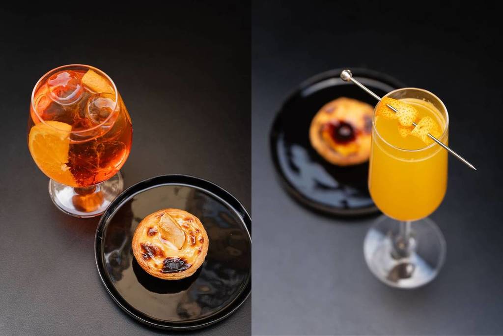 nouveau menu nata pairing de nat'elier, pastéis de nata et cocktails