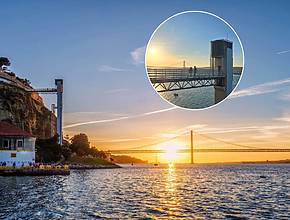 Der bekannteste Panoramaaufzug von Almada ist wieder für die Öffentlichkeit geöffnet: Er bietet einen der besten Ausblicke auf den Tejo