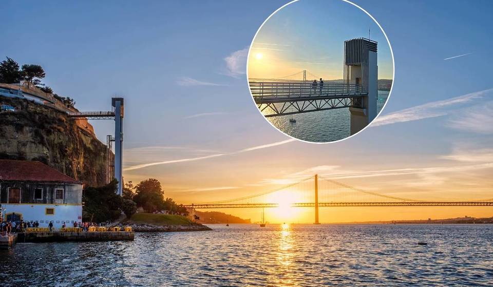 Der bekannteste Panoramaaufzug von Almada ist wieder für die Öffentlichkeit zugänglich: Er bietet einen der besten Ausblicke auf den Tejo
