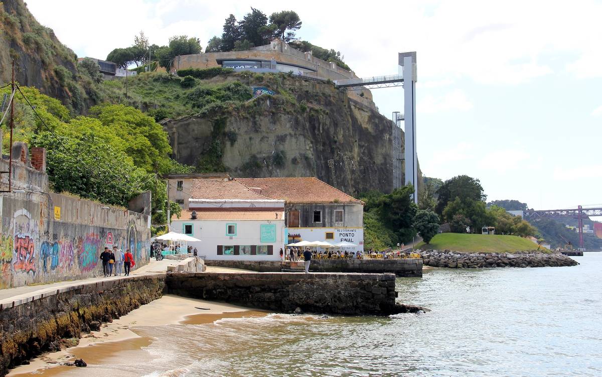 Panoramaaufzug von Boca do Vento in Almada 