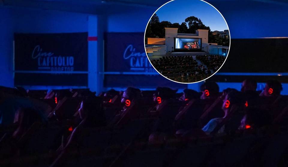 Lejos del bullicio de los centros comerciales, esta emblemática terraza del Parque Mayer es el nuevo refugio en las alturas para ver películas al aire libre