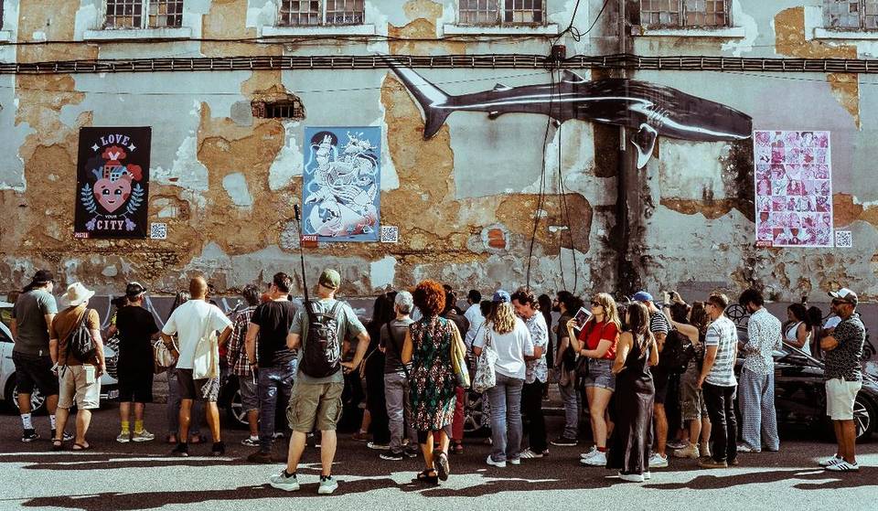 Ni galerías cerradas, ni entradas de pago: Poster Mostra se instala en las calles de Marvila con 40 obras gratuitas