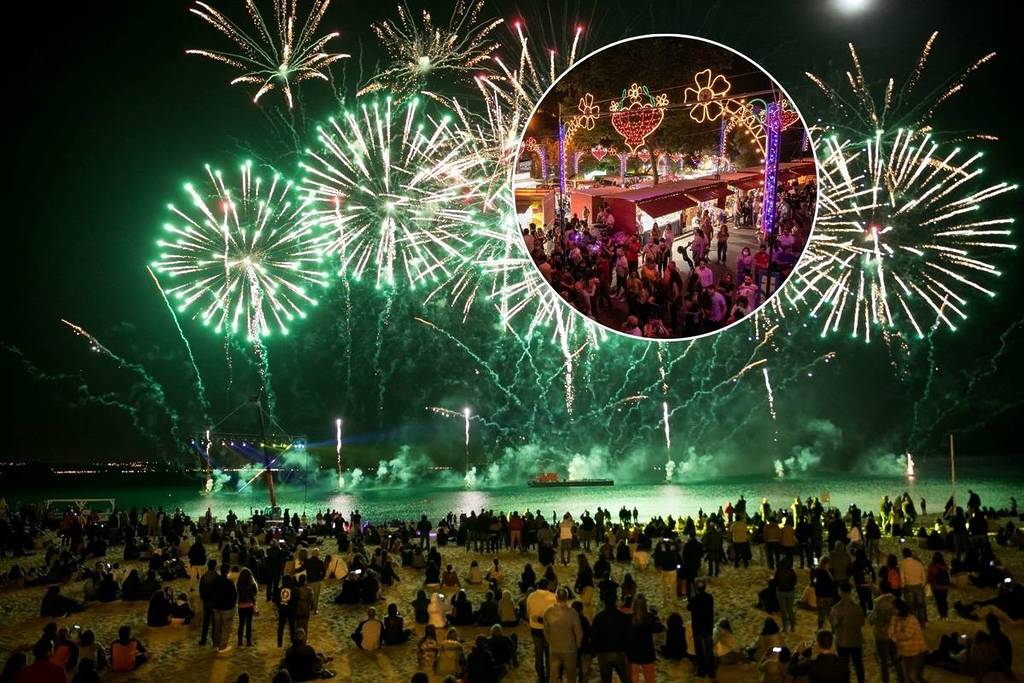 feux d'artifice aux Fêtes d'Oeiras