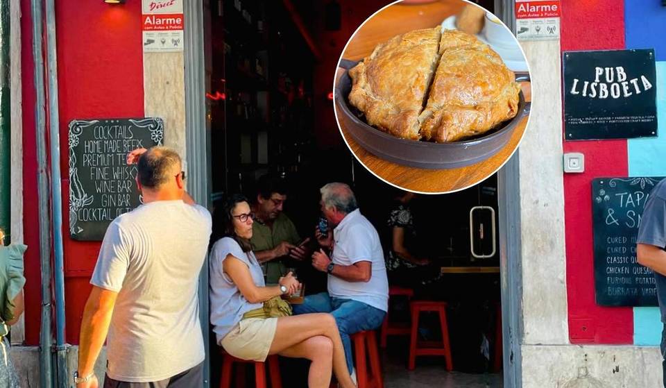 Abierto desde 2014, el histórico Pub Lisboeta se renueva en Príncipe Real: sirve cócteles clásicos y una empanada gigante de cozido a la portuguesa hasta las 2 de la madrugada