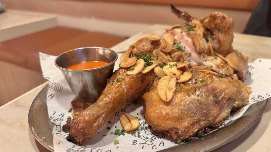 roast chicken at Tasca Bica