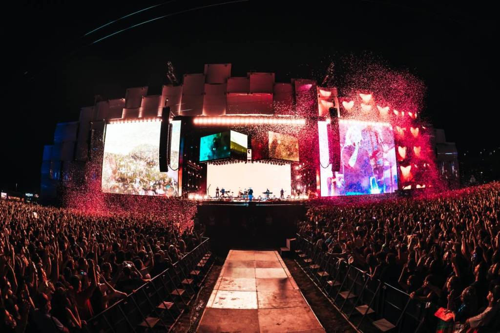 Linkin Park sul palco Mundo del Rock in Rio Lisbona 2026