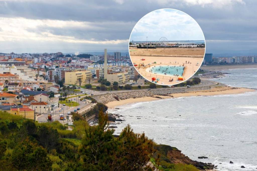 free heated pool in Figueira da Foz