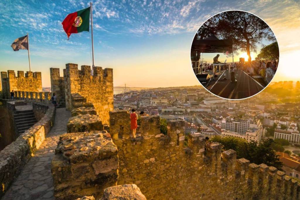 Tramonto al Castello. La vista più bella di Lisbona al ritmo di DJ set e concerti.