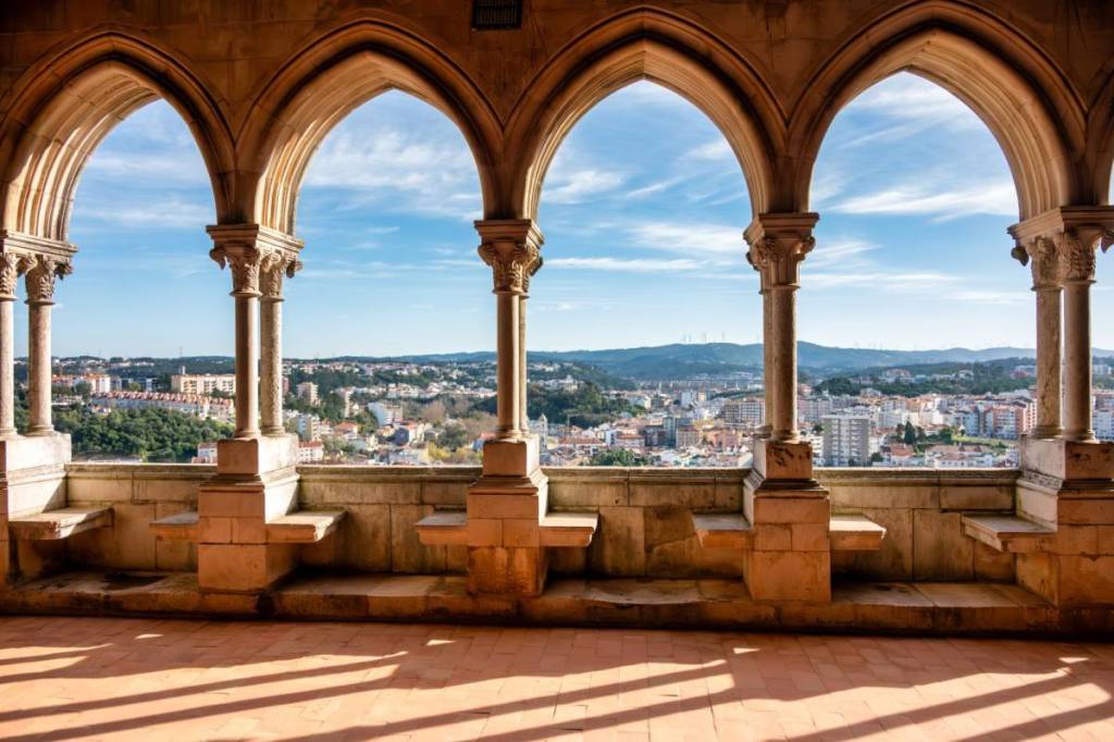 vista do castelo de leiria