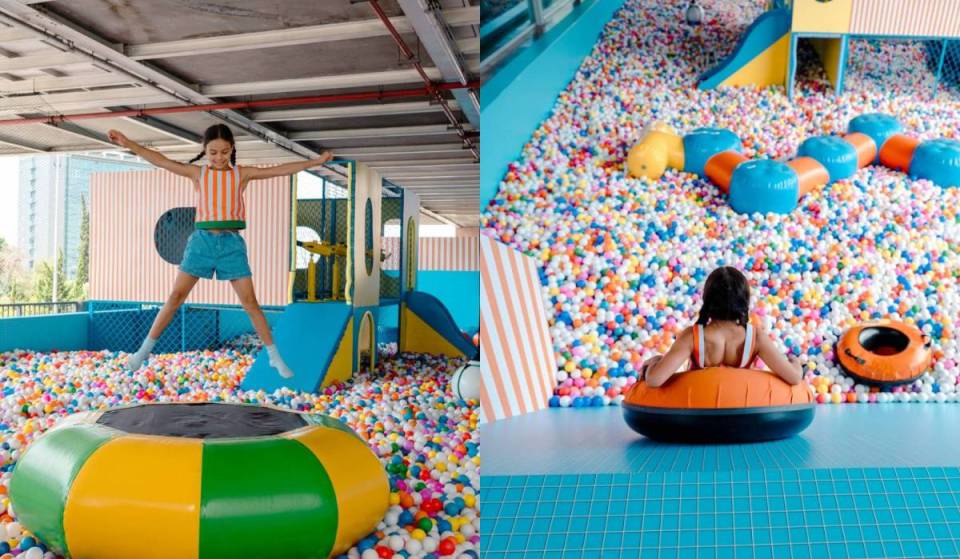 Por tempo limitado: podes mergulhar numa piscina de bolas com 250 metros quadrados, escorregas e trampolins a poucos minutos de Lisboa