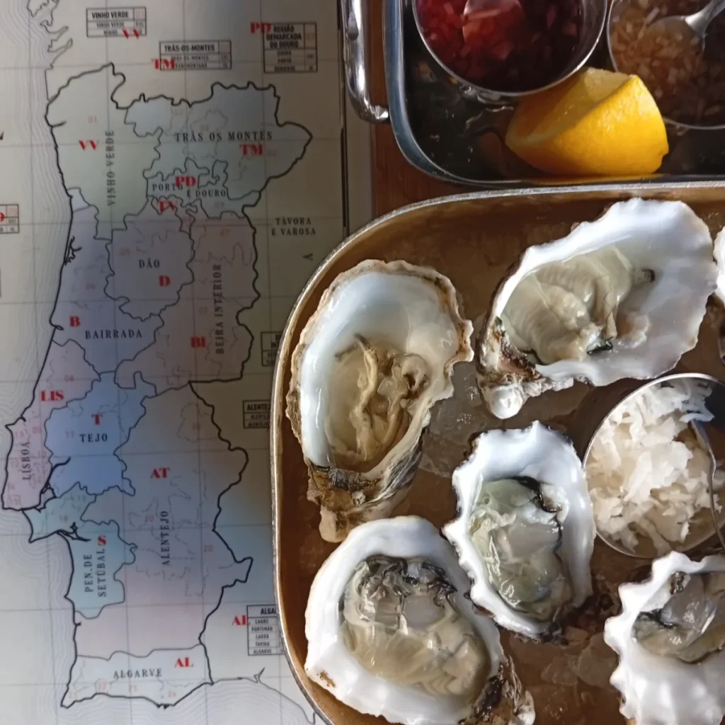 Oysters in Lisbon at Ostra Maria 
