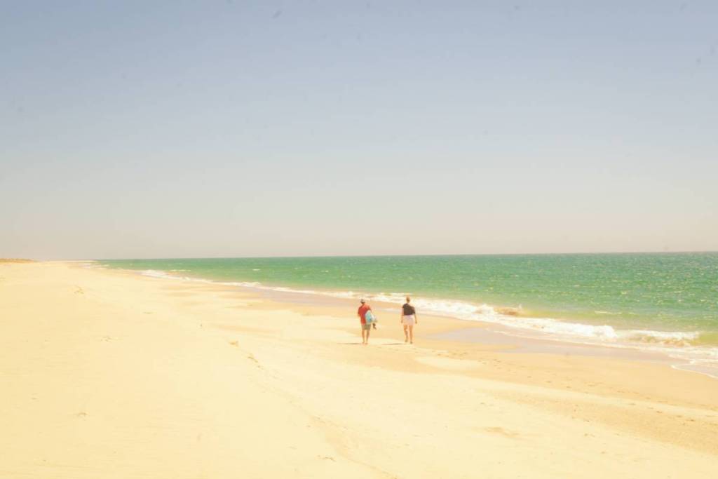 Ilha da Culatra, na Ria Formosa, no Algarve 
