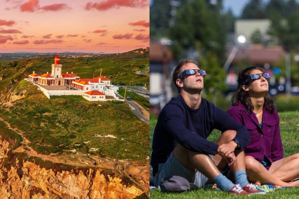 Eclipse solar: descubre cómo observar este fenómeno tan poco común en el punto más occidental de Europa, a menos de una hora de Lisboa