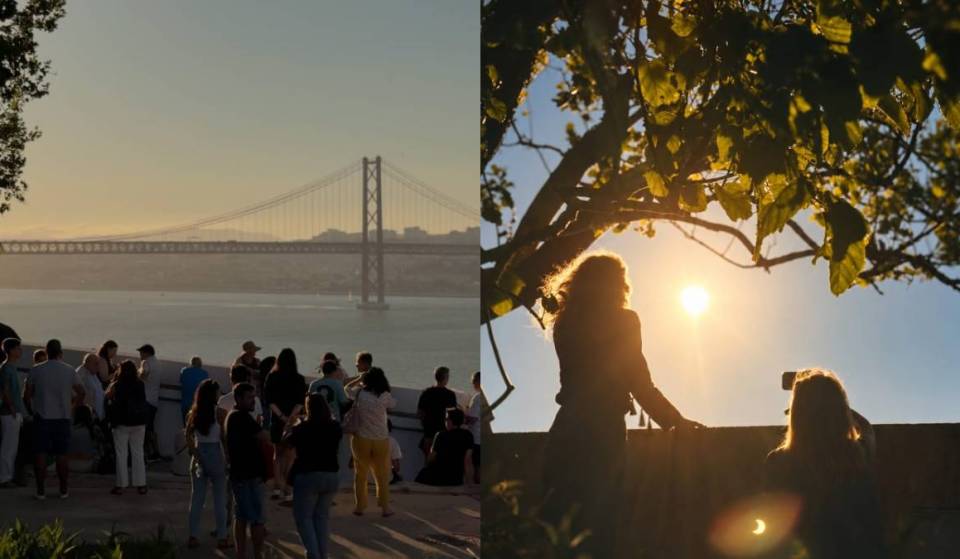 Eclipse Solar em Lisboa: Vídeo no Tejo e Ponte 25 de Abril
