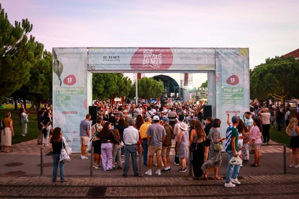 pessoas no festival Portas do Tejo 