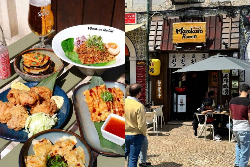 menu izakaya au Magokoro Ramen à Santa Apolónia
