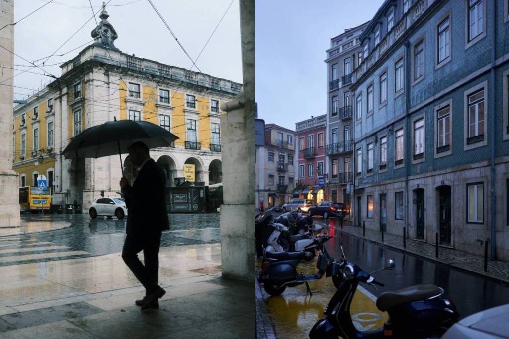 Alerte jaune à Lisbonne et à Porto.