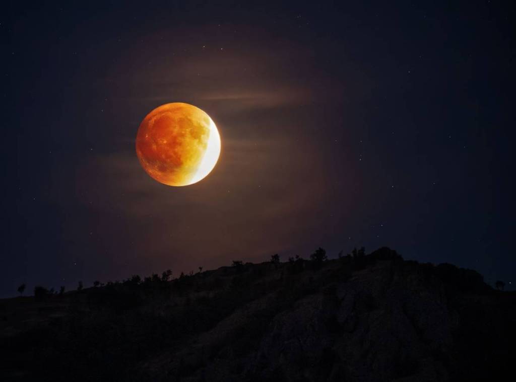 partial lunar eclipse