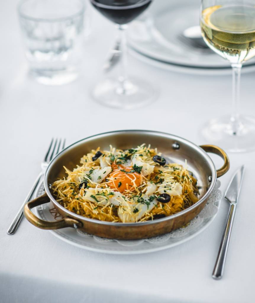 menu executive, bacalhau à brás all’ÀCosta by Olivier 
