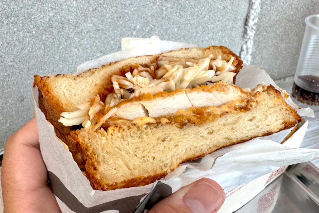 TORIKATSU SANDO, Japanese sandwiches with shokupan at Sando Sando