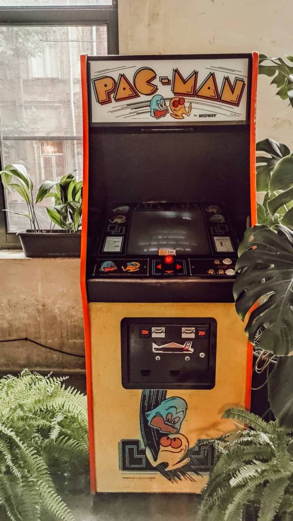 máquinas arcade pac-man 