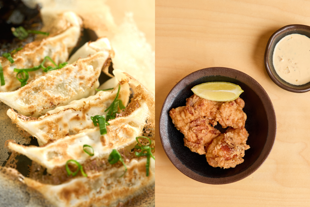 gyozas + karaage no station by akitama 