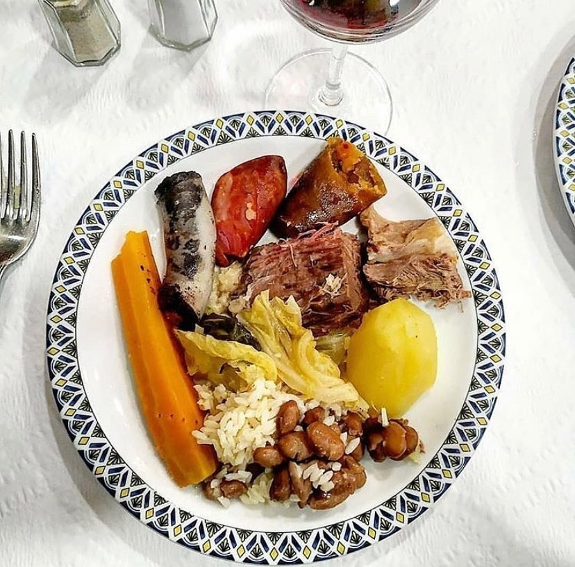 stufato alla portoghese al ristorante Os Courenses