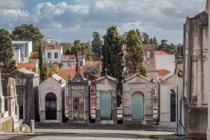 Em 1833, uma epidemia de cólera levou Lisboa a abrir o Cemitério dos Prazeres, onde foram sepultados Fernando Pessoa e Amália; 193 anos depois, é «o único museu a céu aberto» da cidade e guarda o maior jazigo privado da Europa