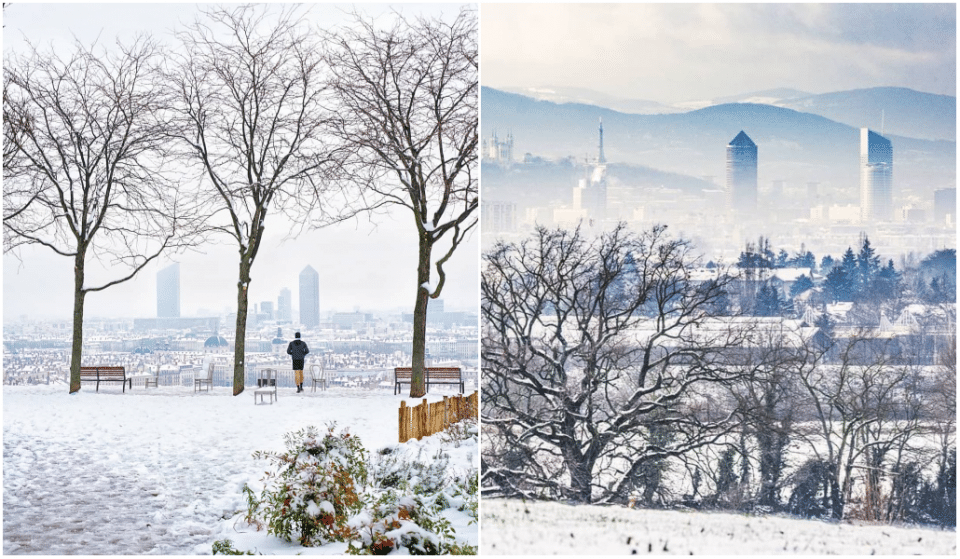 En images : découvrez les plus belles photos de la neige à Lyon !