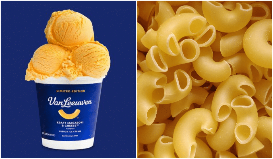 Vous l&rsquo;attendiez ?! Voici la toute première glace au mac&rsquo;n&rsquo;cheese !