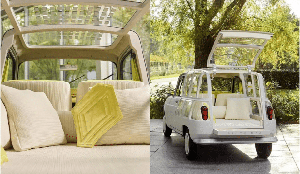 Insolite : il transforme une Renault 4L en chambre d&rsquo;hôtel mobile !