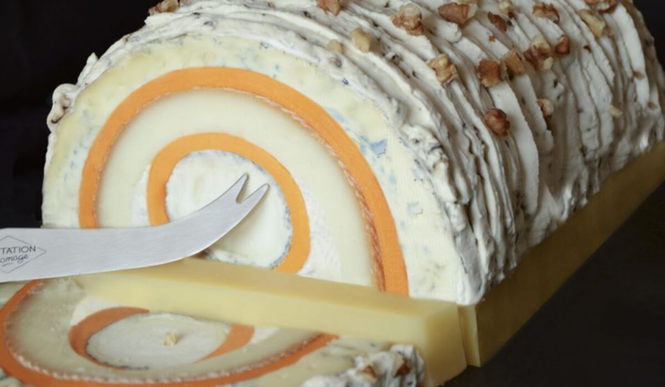 Recette : la bûche de Noël aux fromages, la révélation gourmande