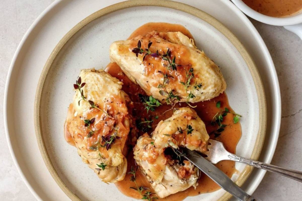 Poulet au Vinaigre à la Lyonnaise