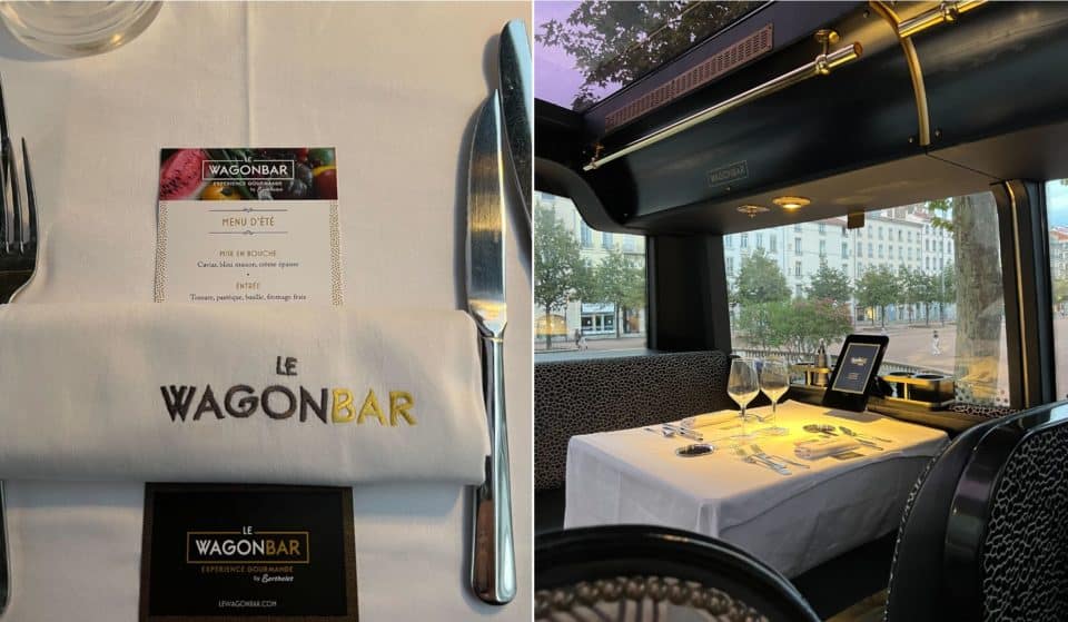 Insolite : on est montés à bord du Wagonbar, le restaurant itinérant !