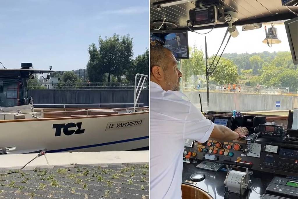 Inauguration du Navigône, le retour du transport fluvial après un siècle d’absence – une date historique pour Lyon.