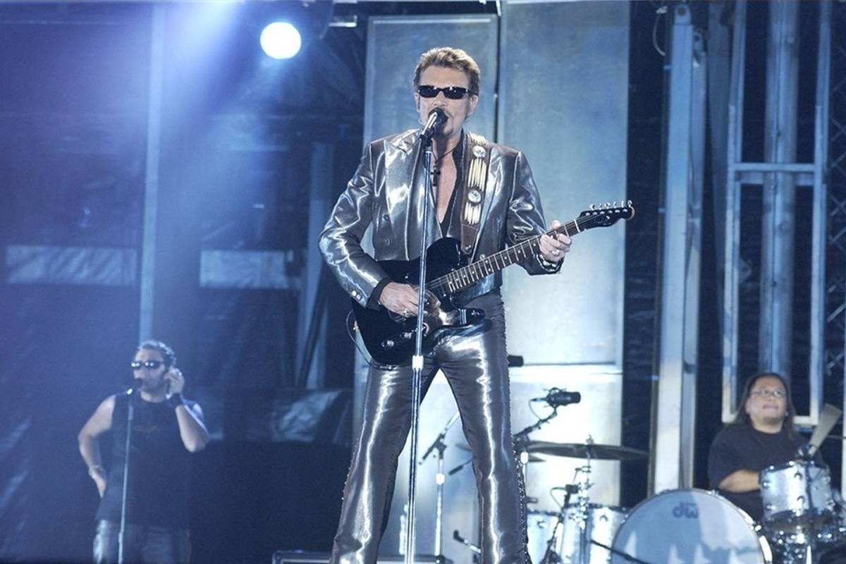 Jhnny Hallyday à Lyon 2003