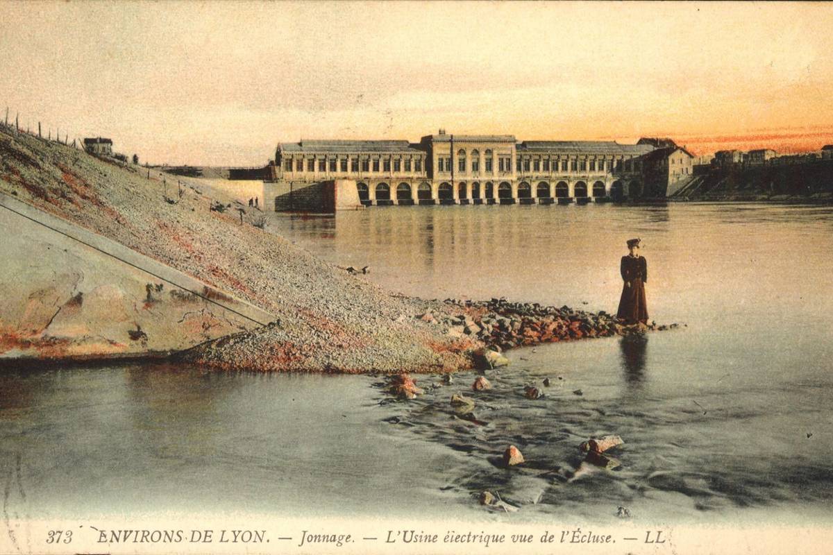 La centrale hydroélectrique de Cusset