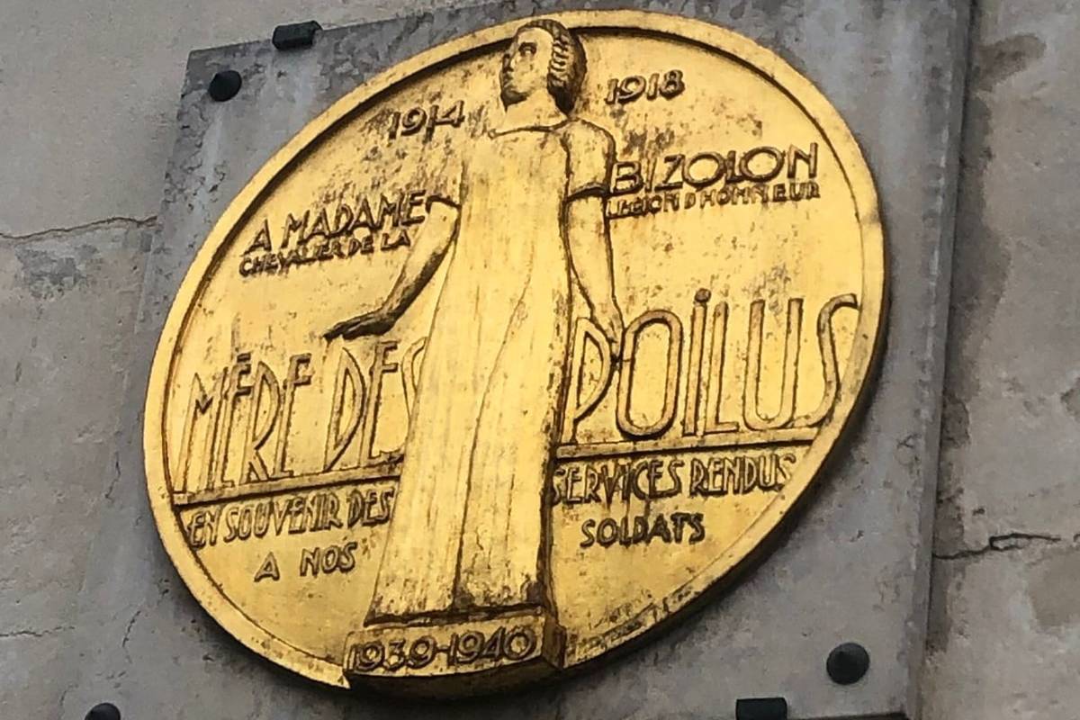 Plaque Clotilde Bizolon Lyon - Perrache