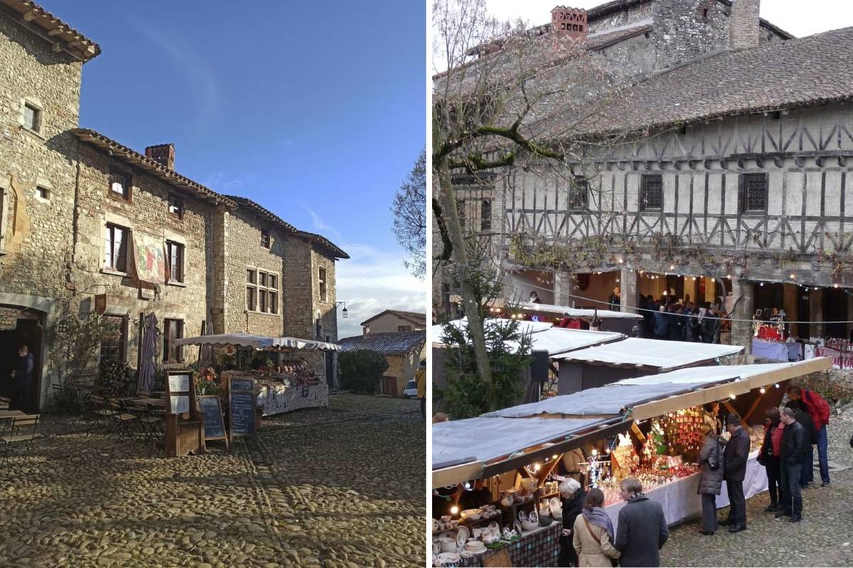 Pérouges Marché de Noël
