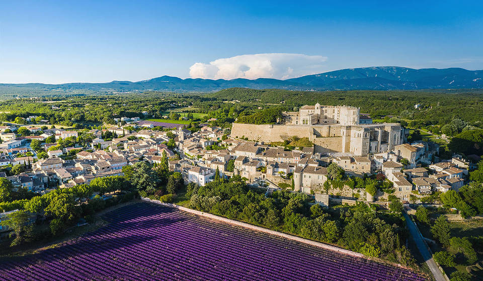 Two hours from Lyon, this Provençal village, listed as one of the Most Beautiful Villages in France, hides a spectacular Renaissance castle – and was once the home of the famous writer Madame de Sévigné.