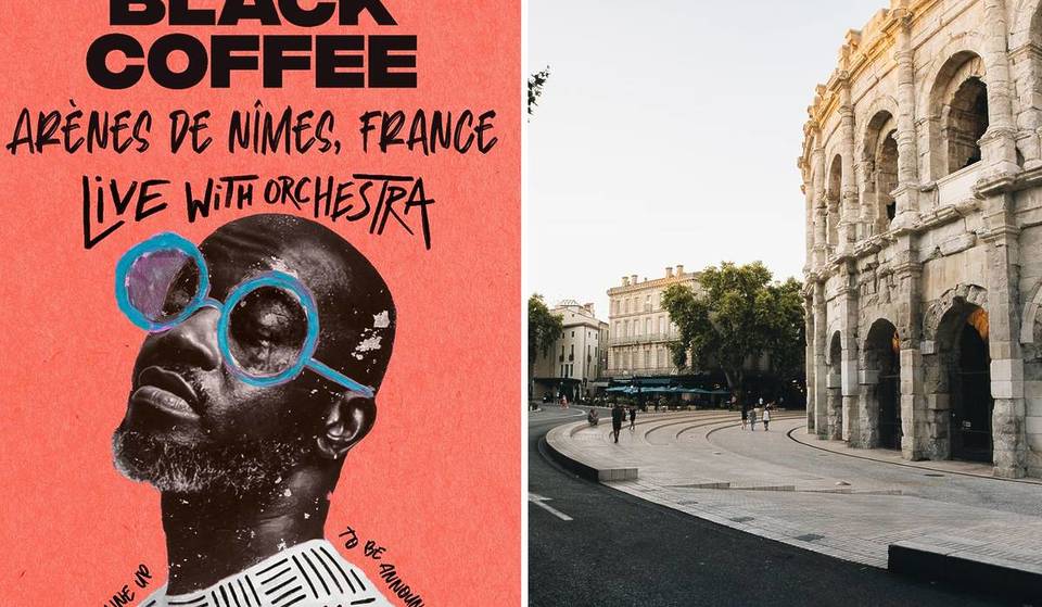 Black Coffee choisit les Arènes de Nîmes pour son premier show orchestral en Europe : une expérience immersive à 360° pour un soir seulement à 1h20 de train de Lyon