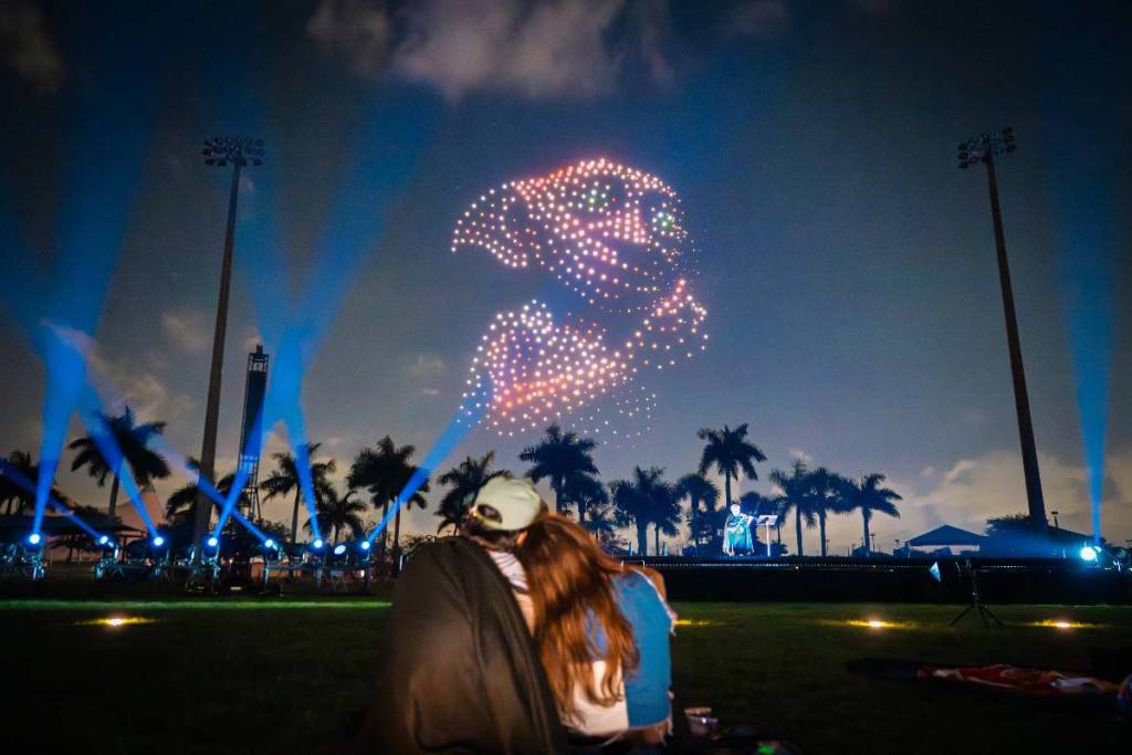 Dans le ciel de Lyon, les aventures légendaires de Harry Potter™ vont prendre vie avec ce spectacle inédit de 1200 drones et un ballet de bracelets LED