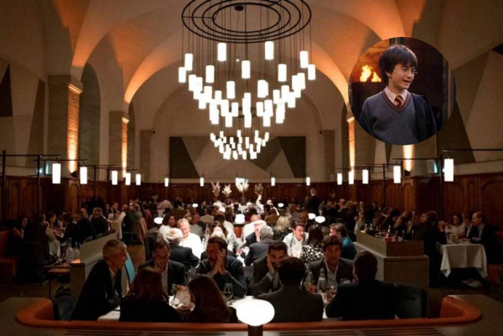 In Lyon, this restaurant housed in a historic monument evokes the sets of the Harry Potter™ films—with a €26 menu created by a two-Michelin-starred chef