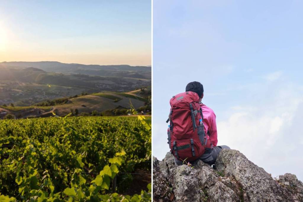 The Tour du Beaujolais des Pierres Dorées long-distance hiking trail